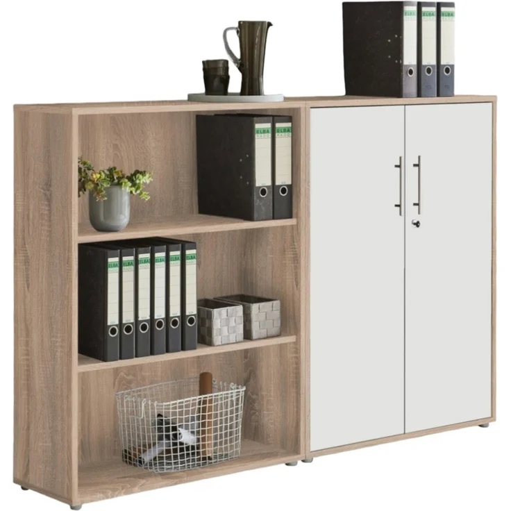 BMG Möbel Büromöbel-Set Office Edition Mini Set 1, (Büromöbel komplett Set, 6-tlg), ideal für Arbeitszimmer und Homeoffice – Bild 3