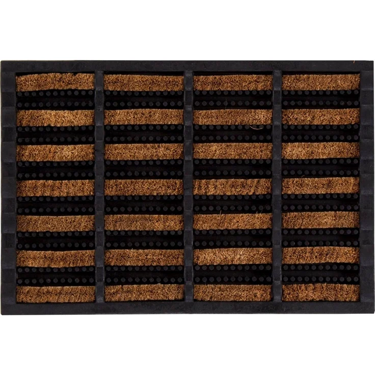 Andiamo Fußmatte Robusta, rechteckig, Höhe: 30 mm, Schmutzfangmatte, mit Bürsten aus Kokos, In- und Outdoor geeignet – Bild 1