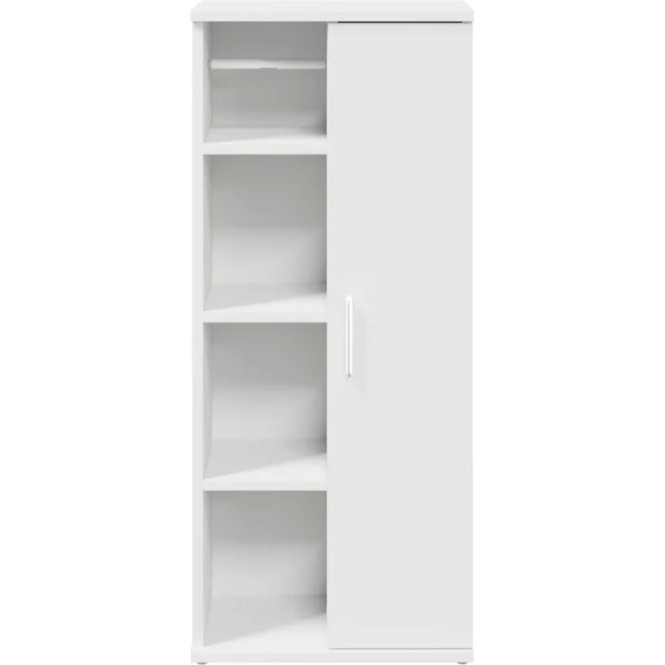 vidaXL Badezimmerschrank mit Rollenhalter Weiß 39x22x90 cm 858524 – Bild 5