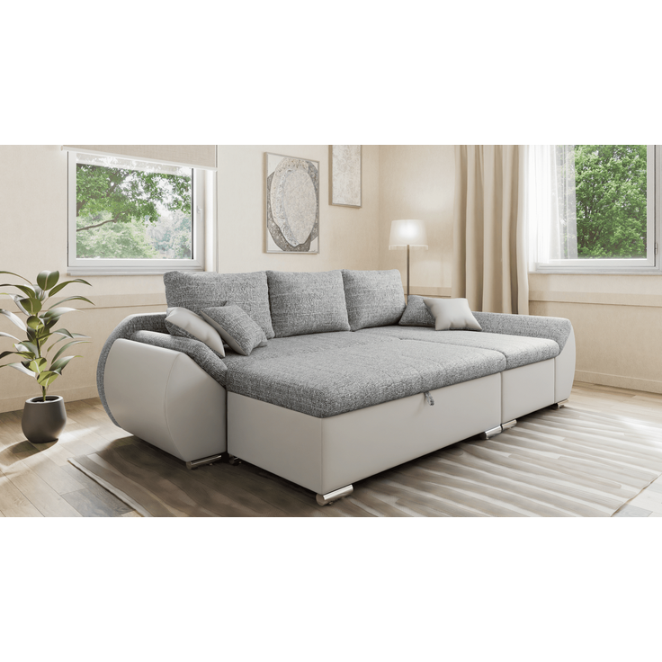 Ecksofa Auro von Jan-Art mit Schlaffunktion | verschiedene Farben erhältlich – Bild 2