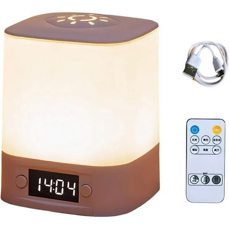 Luckice LED Nachttischlampe LED Nachtlicht,Touch-Lampe,Tisch-Nachttischlampen,Schlafzimmer Lampe, Soft Light Touch Tischlampe für Augenschutz, Die LED kann nicht ausgetauscht werden, Stufenloses Dimmen,Dreifarbig einstellbar, mit Touch-Sensor, Mit Fern...