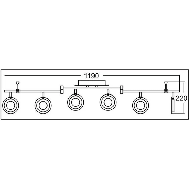 TRANGO LED Deckenstrahler, 6-flammig 2002-068 LED Wohnzimmer Lampe OLI in Chrom-Optik inkl. 6x 5 Watt LED Modul I Deckenlampe I Deckenstrahler I Deckenleuchte, Schlafzimmer-Leuchte schwenkbar und drehbar – Bild 4