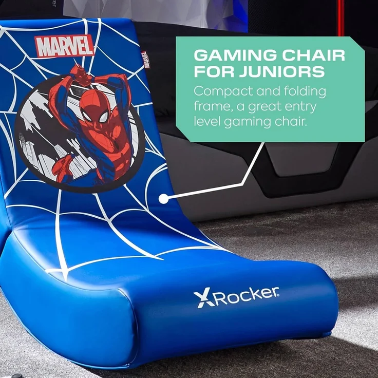 X Rocker Gaming-Stuhl Marvel™ Floor Rocker Gaming Bodensessel - Spider-Man – Bild 5