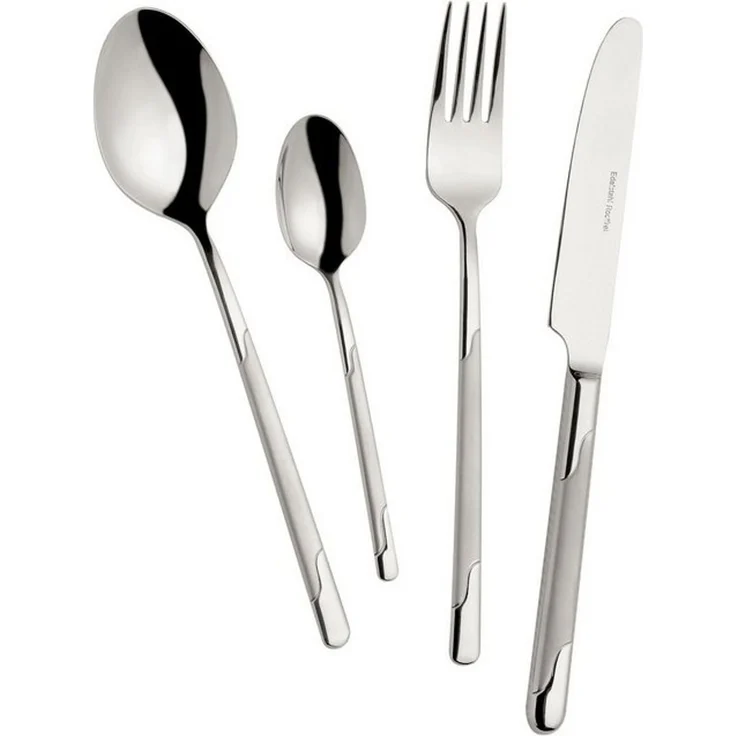 Mulex Besteck-Set Seattle (30-tlg), 6 Personen, Edelstahl 18/0, teilsatiniert – Bild 4