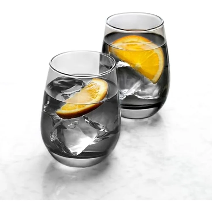 LIBBEY Gläser-Set Libbey Weinglas, 12er Set -STEMLESS-, 12-tlg, Glas, 451 ml, hochwertig verarbeitet, im modernen Design – Bild 4