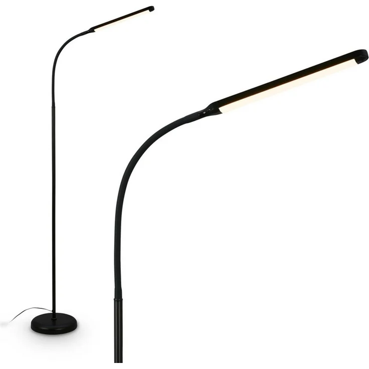 BRILONER - LED Stehlampe mit Touch, dimmbar, Speicherfunktion, Leselampe, Wohnzimmerlampe, Schlafzimmer Deko, Deckenfluter, Standleuchte, Stehleuchte, 21x170 cm, Schwarz – Bild 5