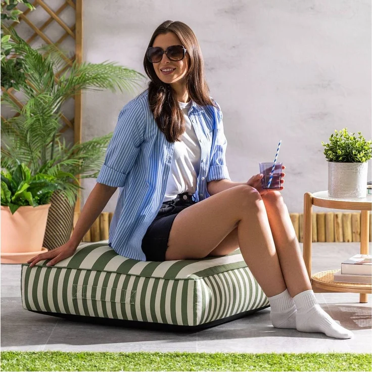 icon Sitzsack Sitzsack Erwachsene Bodenkissen „Solus“, Made in Germany, UV-beständig, wetterfest – Bild 3