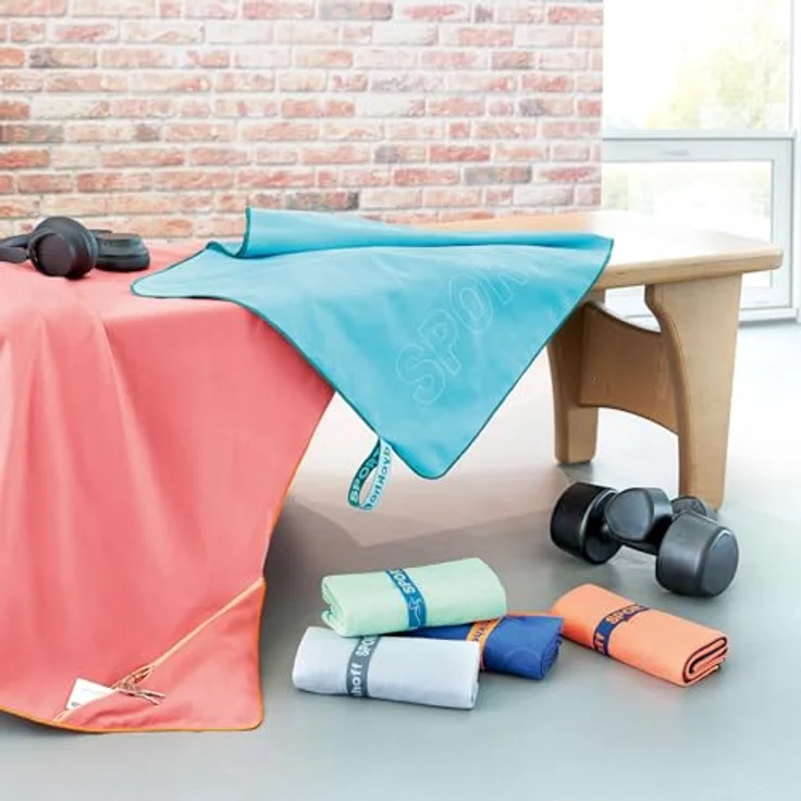 Dyckhoff Sporthandtuch Mikrofaser Sporttuch, Microfaser (1-St), auch als 2er Set erhätlich – Bild 7