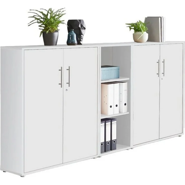 moebel-dich-auf Büromöbel-Set OFFICE EDITION, (Set 8, Büroschrank abschließbar mit Metallgriffen), Made in Germany – Bild 1