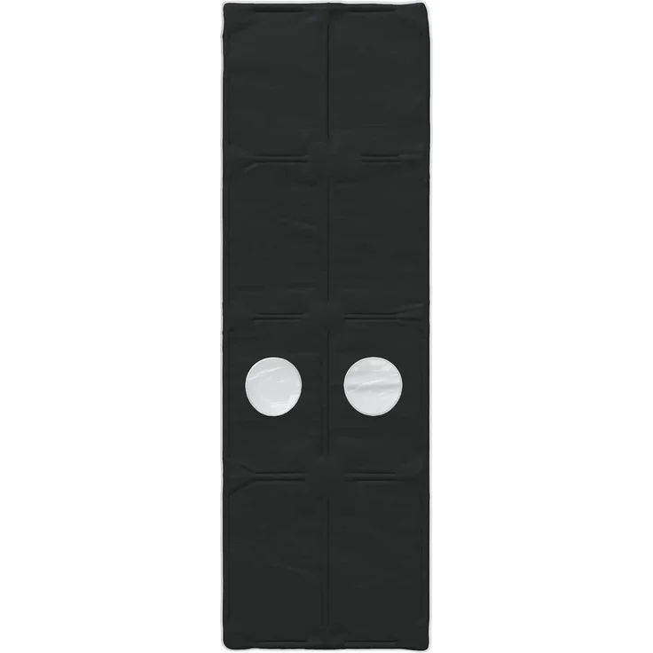 vidaXL Bettunnel 2 stk. Schwarz Polyester 893713 – Bild 5