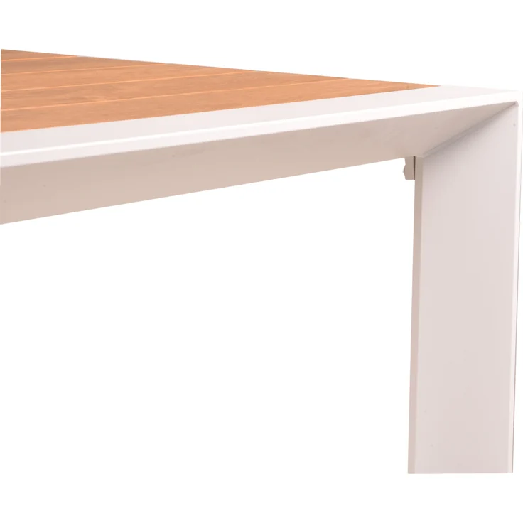 Gartentisch JOHANN - Kunststoff, Natur, 200 x 100 x 74 cm | Terrassentisch Wetterfest Outdoor Tisch – Bild 2
