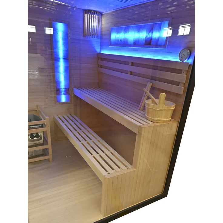 LUXOR 1 Sauna 2 Pers. 120x120x190 cm – Bild 8