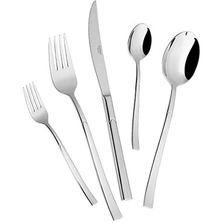Mulex Besteck-Set Morena (60-tlg), 12 Personen, Edelstahl, hochglanzpoliert – Bild 1