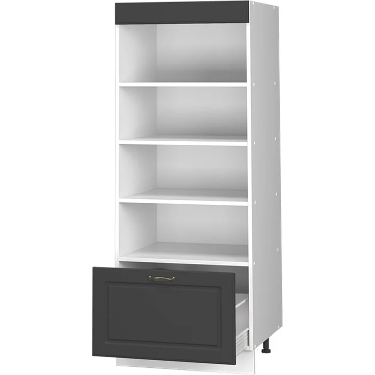Küchenregal Fame-Line Anthrazit-Gold Landhaus/Weiß 60 cm Vicco – Bild 6