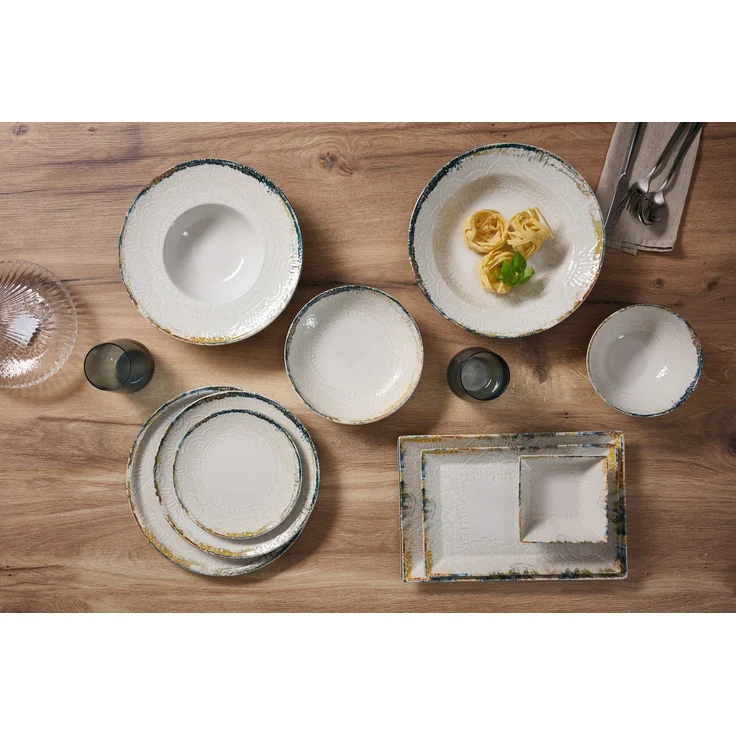 Ritzenhoff & Breker Pizzateller ALFONSO BHT 30x2x30 cm beige – Bild 2