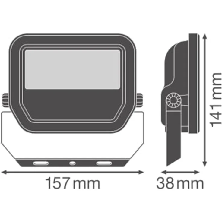 LEDVANCE FLOODLIGHT FL 20 P 17W 2K4LM 840 PS SY100 BK – Bild 3