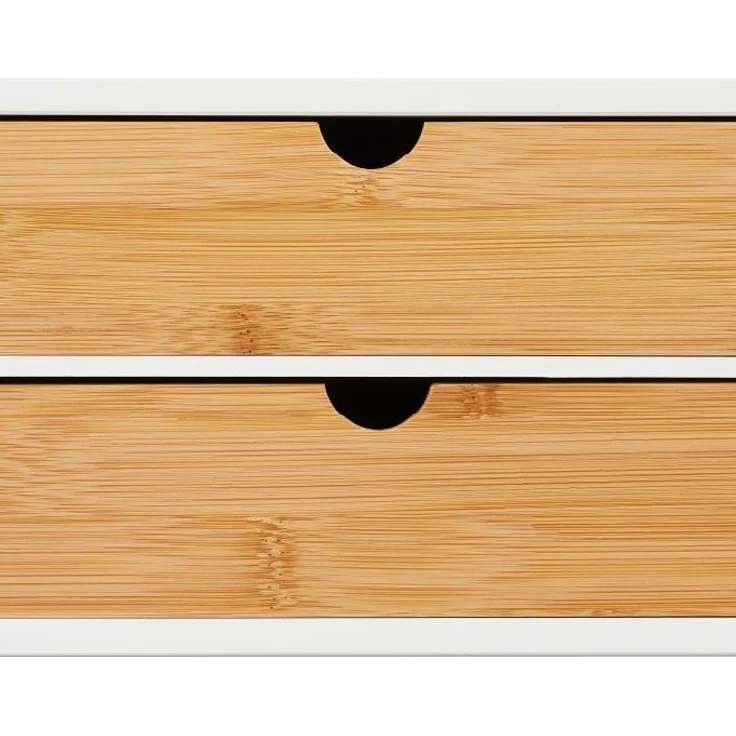 Schubladenbox Bambus & MDF 2 Fächer – Bild 8