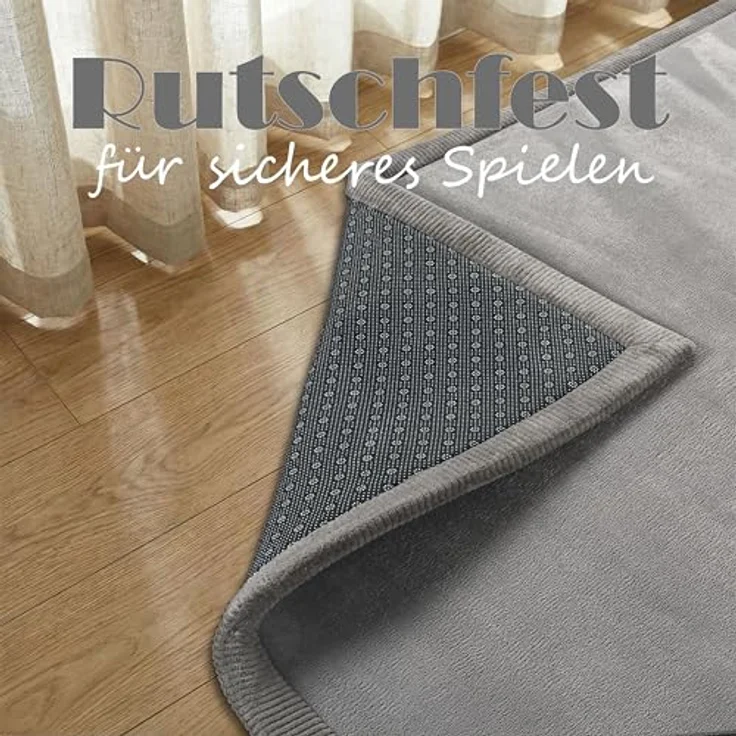 Paco Home Teppich Tatami 475, rechteckig, Höhe: 24 mm, Kurzflor, Uni-Farben, mit Memory Foam, waschbar – Bild 7