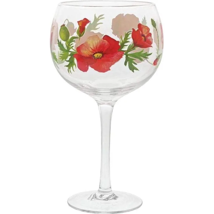 Ginology Poppies Copa Gin Glass