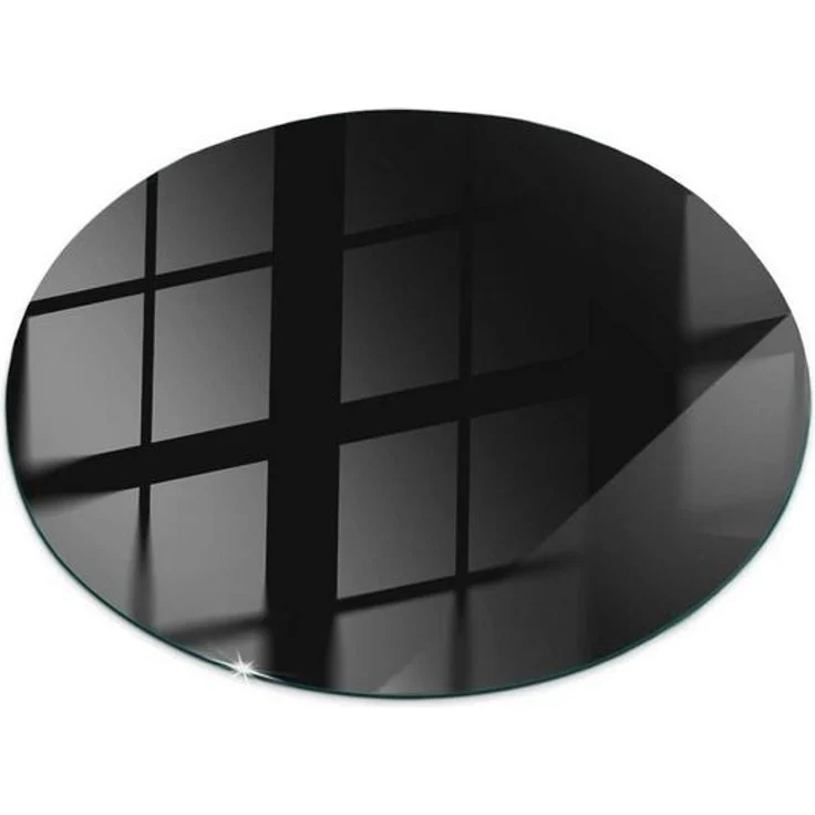 Tulup Tischplatte Glasplatte für Couchtisch Glatte schwarze Farbe Couchtisch Glasplatte – Bild 4