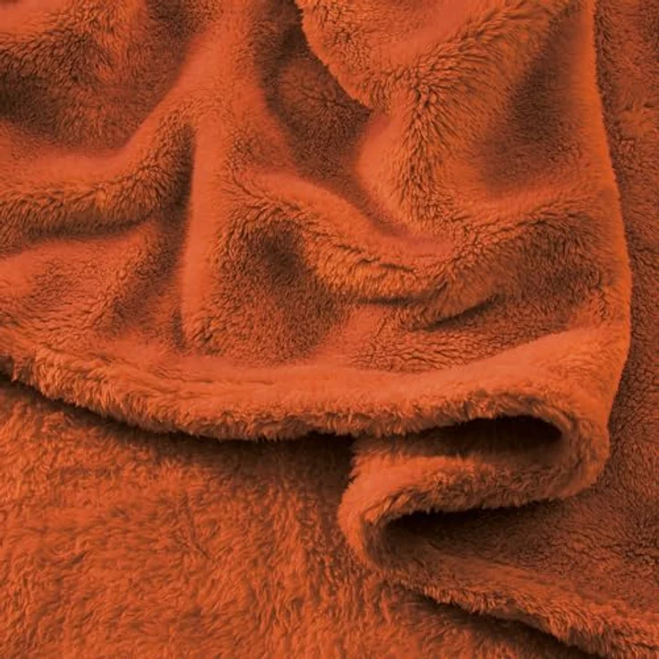 Wohndecke Wohndecke "Salerno", Erwin Müller, Teddy-Fleece Uni – Bild 7