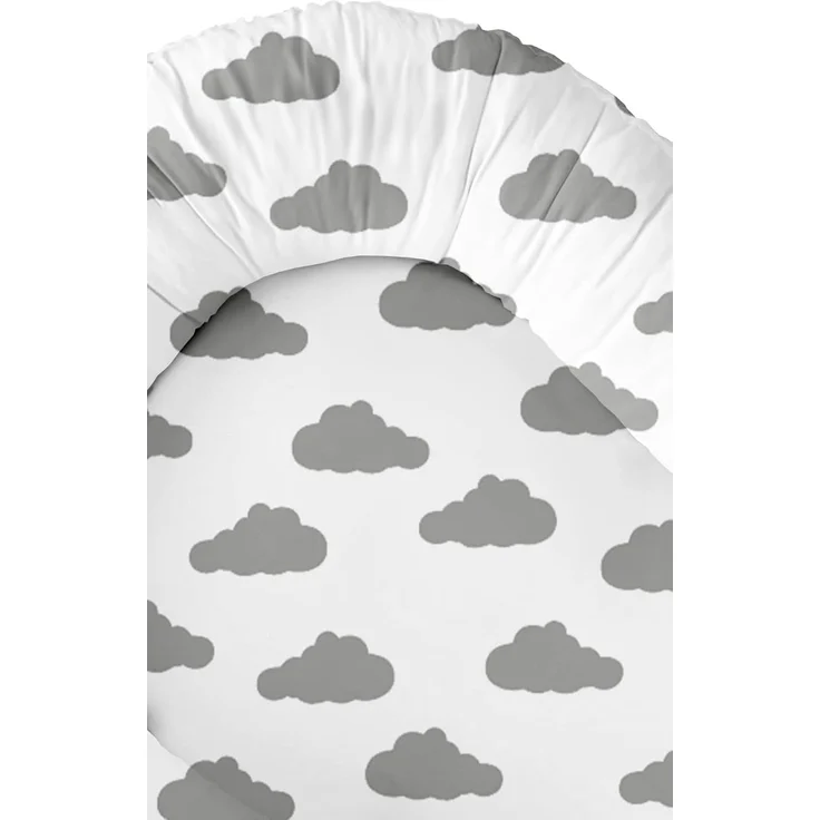 Multifunktionale Kuschelnest Babynest Kokon für Babys und Säuglinge, Nestchen, Reisebett, 100 Prozent Baumwolle, antiallergisch schön gepolstert mit Namen und Datum bestickt, ideal als Geschenk – Bild 2
