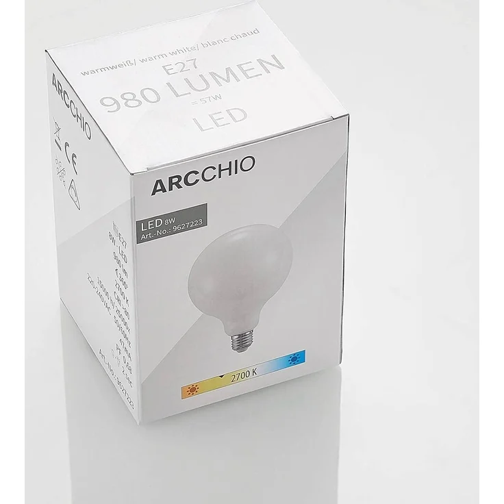 Arcchio LED-Leuchtmittel E27 8W LED, E27, warmweiß – Bild 9