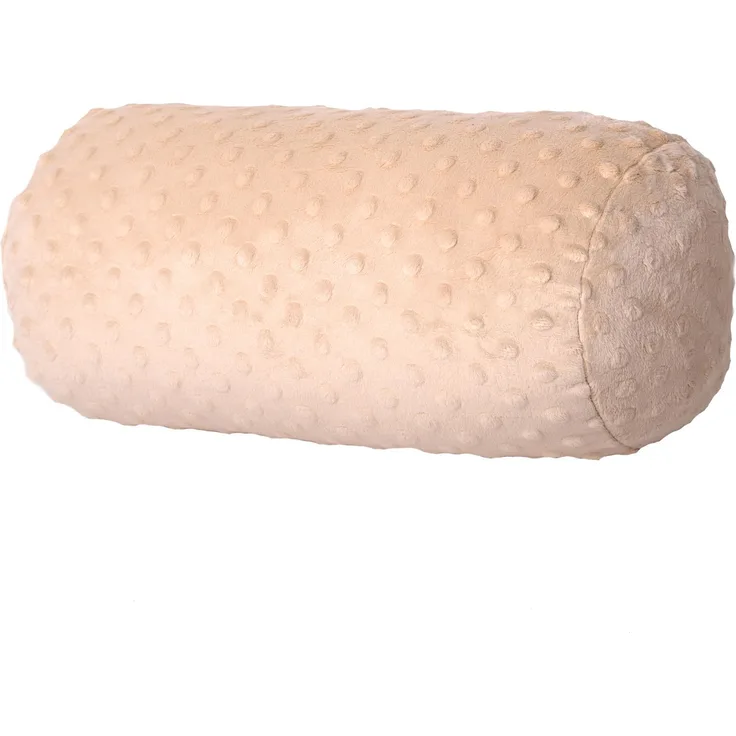 Dr. Berger Nackenrolle Minky Sandbeige 40 x 16 cm