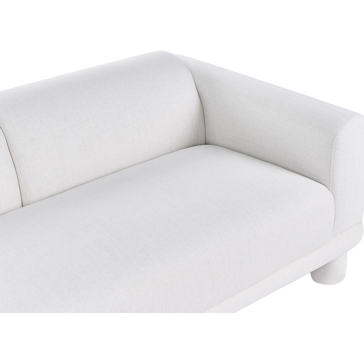 Sofa 3-Sitzer PORI Stoff Cremeweiß – Bild 7