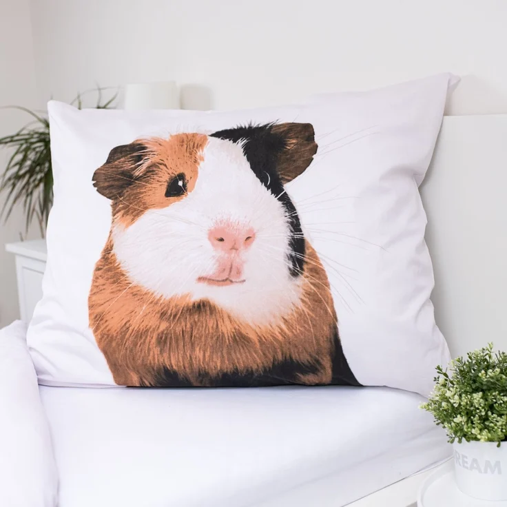 Meerschweinchen Design Bettwäsche aus Baumwolle, 140x200 cm & 70x90 cm – Bild 4