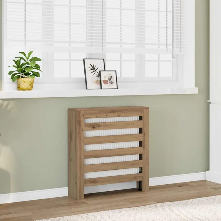 vidaXL Heizkörperverkleidung Artisan-Eiche 78x20x82 cm Holzwerkstoff 852689 – Bild 1