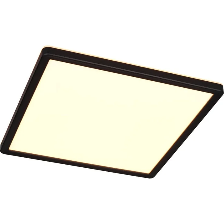 Reality LED-Deckenleuchte Emra schwarz matt Memory Funktion warmweiß-neutralweiß – Bild 1