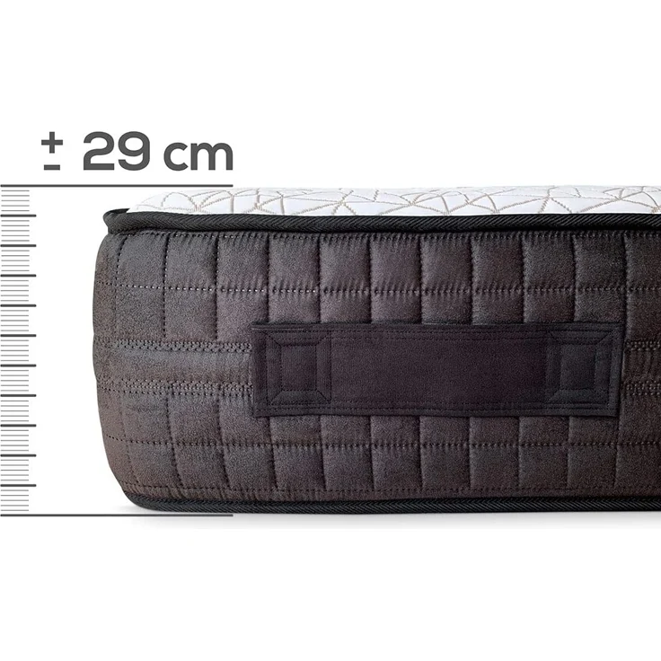 DUÉRMETE ONLINE ETNA Premium viskoelastische Matratze, Höhe 29 cm, optimaler Komfort, Anti-Milben und hypoallergen, Thermoregulierend, Viscogel, 150x190 cm – Bild 2