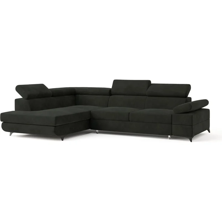 Masseno Ecksofa FAVIEN mit Schlaffunktion L-Form, Sofa mit Bettkasten – Bild 1