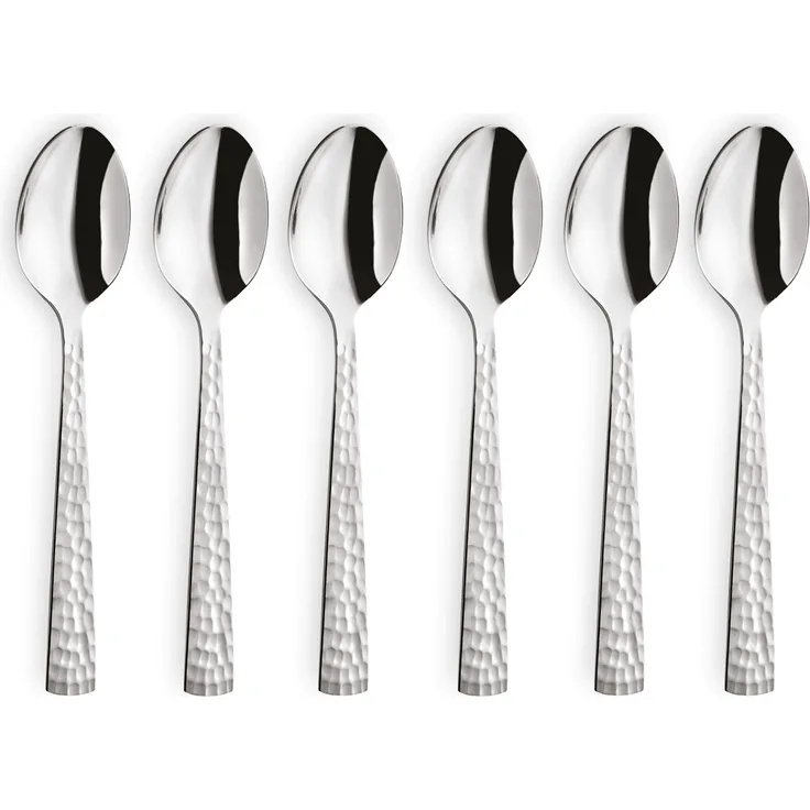 Amefa FELICITY Kaffeelöffel Set 6-teilig gehämmert