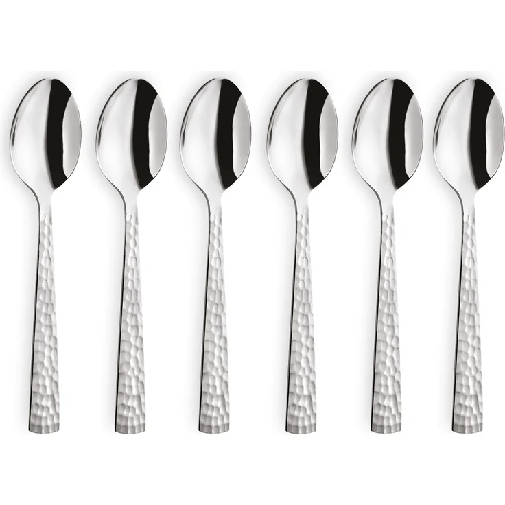 Amefa FELICITY Kaffeelöffel Set 6-teilig gehämmert
