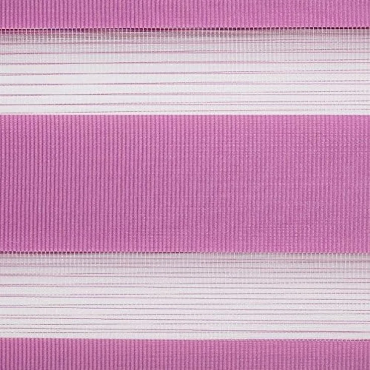 K-home Klemmfix Doppelrollo Madrid ohne Bohren Flieder 120x150 cm (B x L) – Bild 5