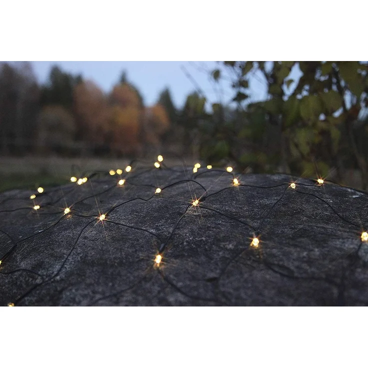 Star-Max LED-Lichternetz 02886T LED Pavillon-Lichternetz 3x3m 200er warmweiß-grün außen Timer – Bild 3