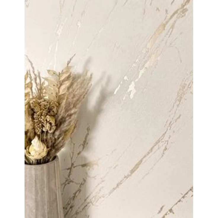 Newroom Vliestapete, Beige Tapete Modern Marmor - Marmoroptik Marmor-Tapete Creme Gold 3D Optik Glamour Metallic für Wohnzimmer Schlafzimmer Küche, Marmoroptik, Marmor-Tapete – Bild 6