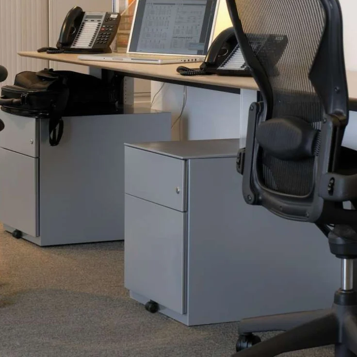 BISLEY Note Rollcontainer mit 2 Schüben aus Metall abschließbar in oxfordblau - Bürocontainer mit Universalschublade & Hängeregistratur, Container mit Schloss für Büro & Homeoffice auf Rollen, NWA59M7SF-639 – Bild 9