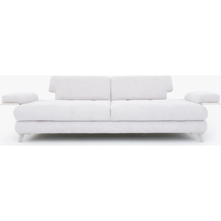 Sitzgruppe/Sofa Set - Wohnzimmergarnitur "Vanda" 3+3+1-Grau/Weiß – Bild 18