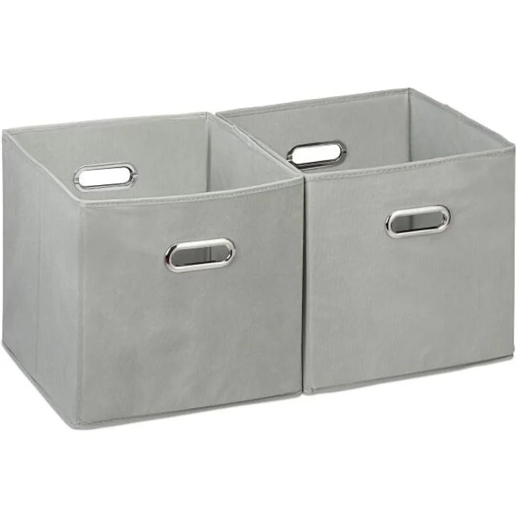 Aufbewahrungsbox Stoff 2er Set – Bild 1