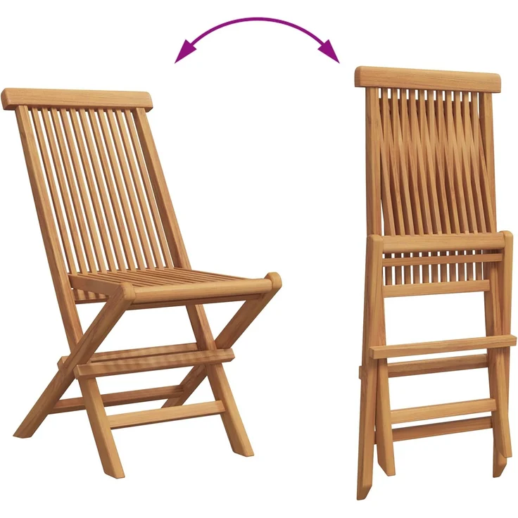 vidaXL Garten Essgruppe 3 pcs Braun Massivholz Akazie 3385962 – Bild 9