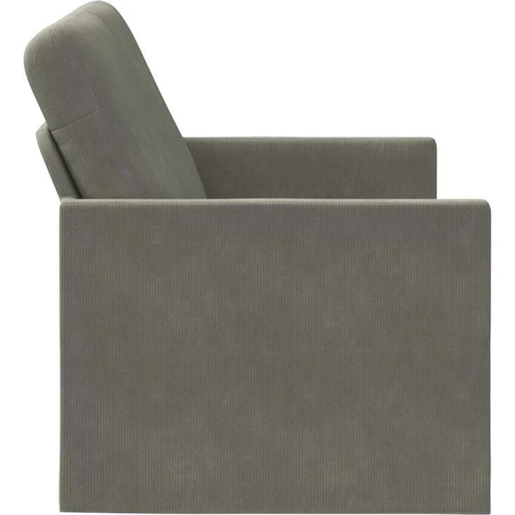 vidaXL 2-Sitzer Sofa Hellgrau 150 x 81 x 82 cm Cordstoff 42041100 – Bild 3