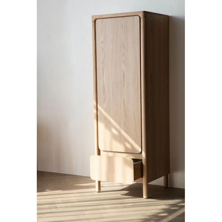 Zuiver Aufbewahrungsschrank Storm aus Eschenholz in Natural Natur 60x55x180,5 cm – Bild 3