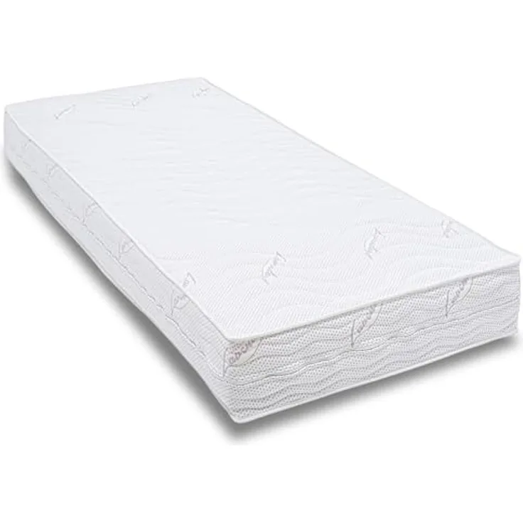 Ergonomische Kaltschaummatratze Supportho Lavender 90 x 200 cm, Höhe 18 cm, Härtegrad H2/H3