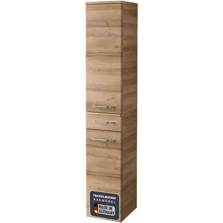 Fackelmann MILANO Hochschrank 30 cm, Braun hell