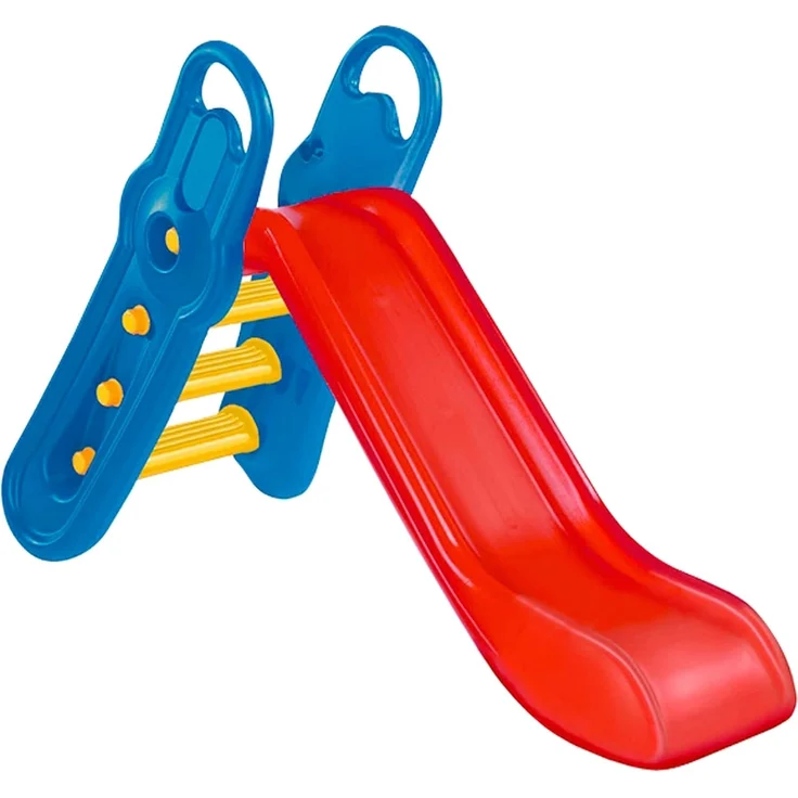 Big 'Fun-Slide' Rutsche, rot/blau, 164 x 73 x 116 cm, ab 3 Jahren, höhenverstellbar, zusammenklappbar – Bild 1