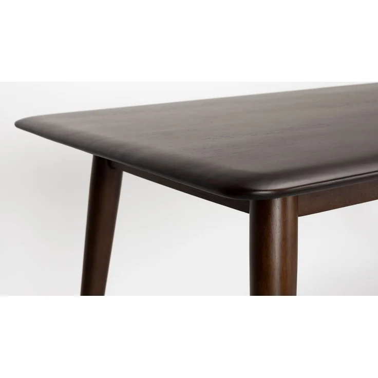 DutchBone Esstisch Elroy aus Gummibaumholz in Walnussbraun Braun 80x180x75 cm – Bild 2