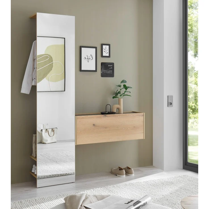 Garderobe Center in Eiche 50 x 200 cm – Bild 6
